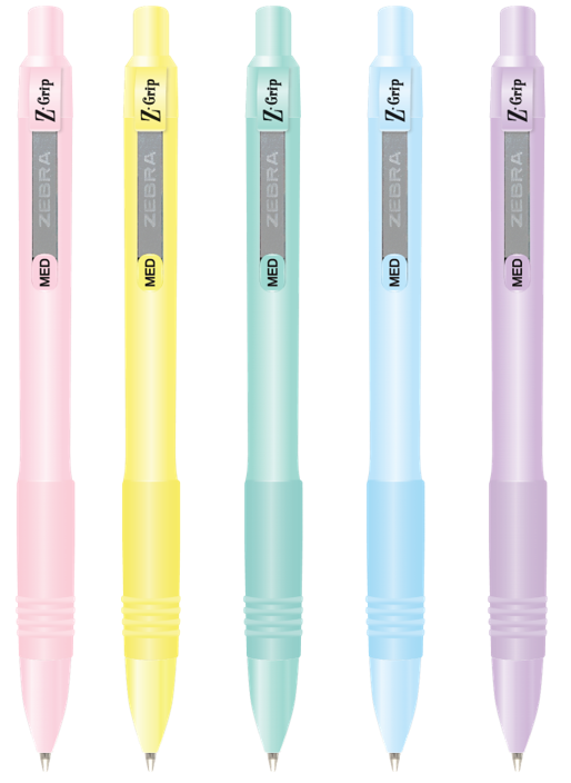 Z-Grip Pastels Retractable Ballpoint pen 1.0