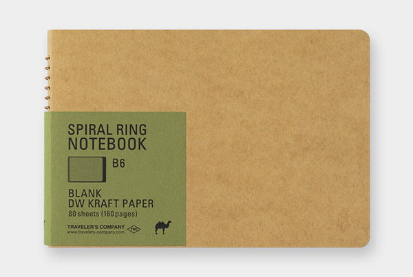 TRC SPIRAL RING NOTEBOOK - B6 - DW Kraft