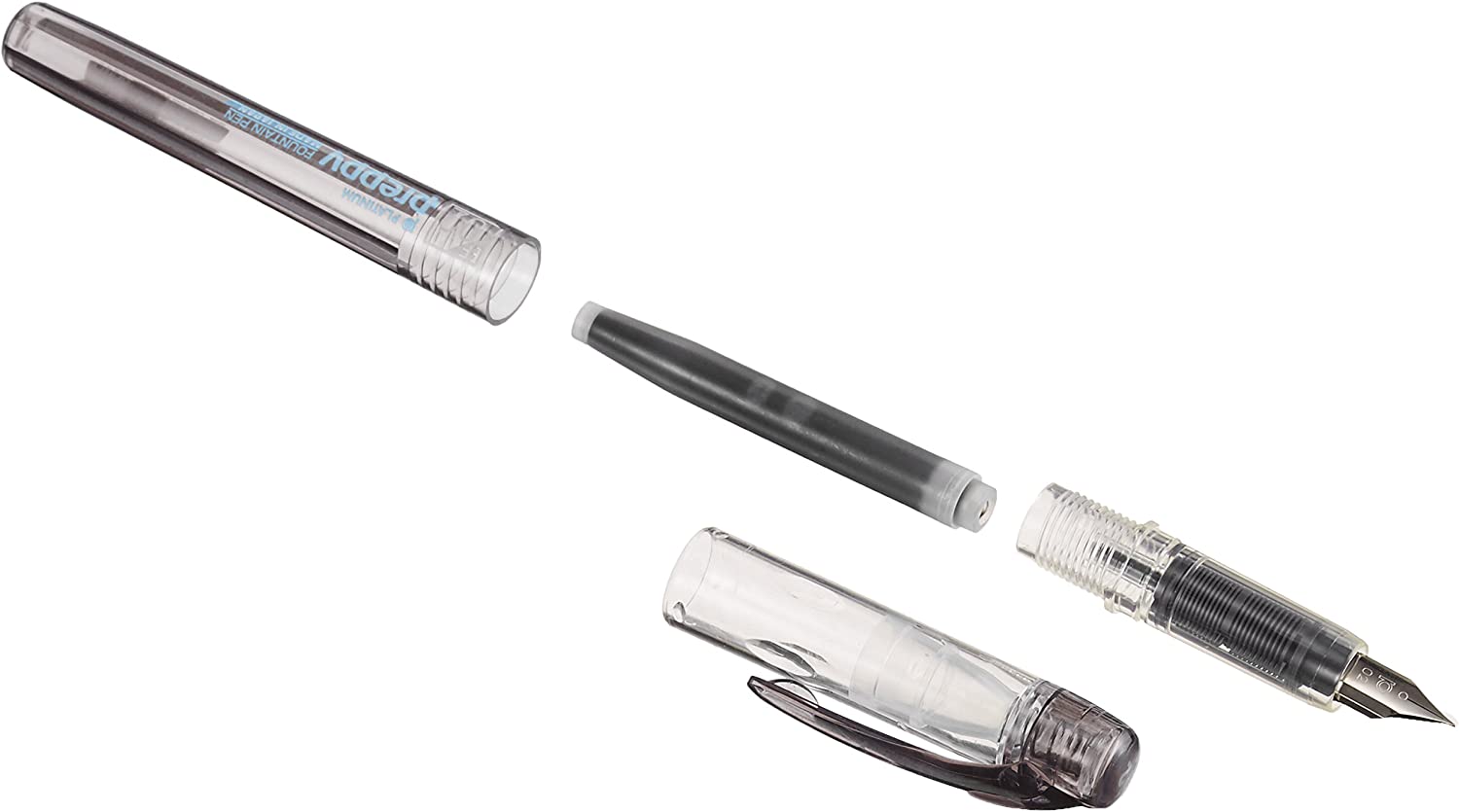 Platinum Preppy Fountain Pen - Black 0.3mm eða Black-Blue 0.3mm