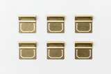 TRC Brass Index Clips
