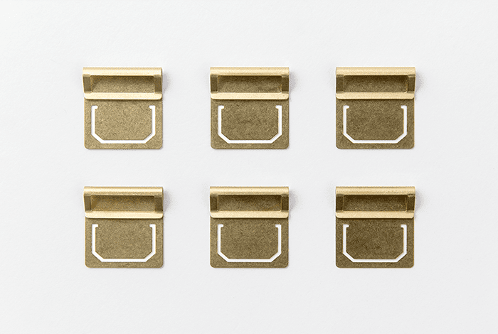 TRC Brass Index Clips