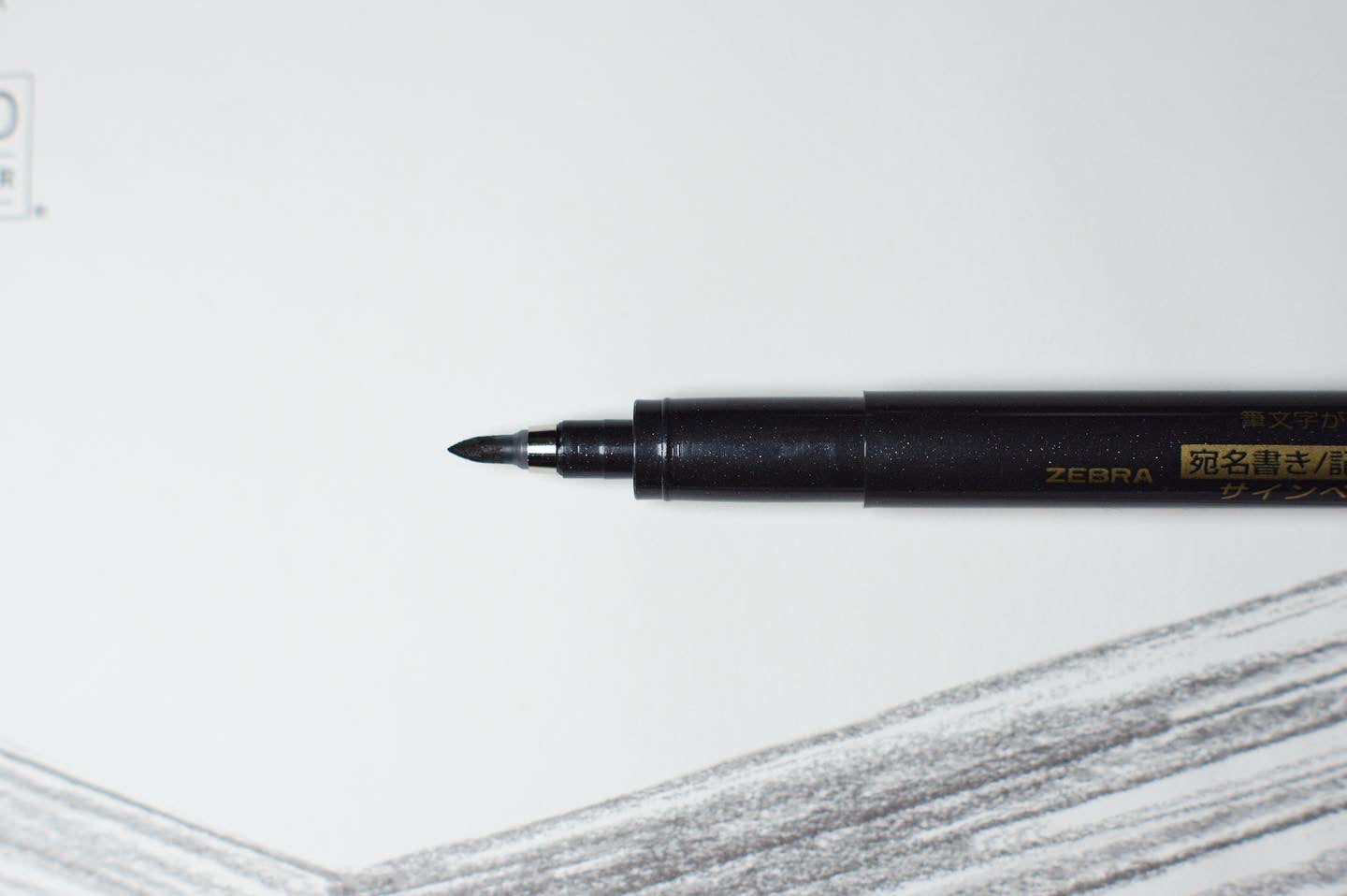 ZEBRA Brush Pen - Medium (Svartur)