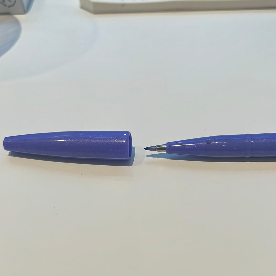 Pentel Fude Touch Brush Sign Pen - margir litir