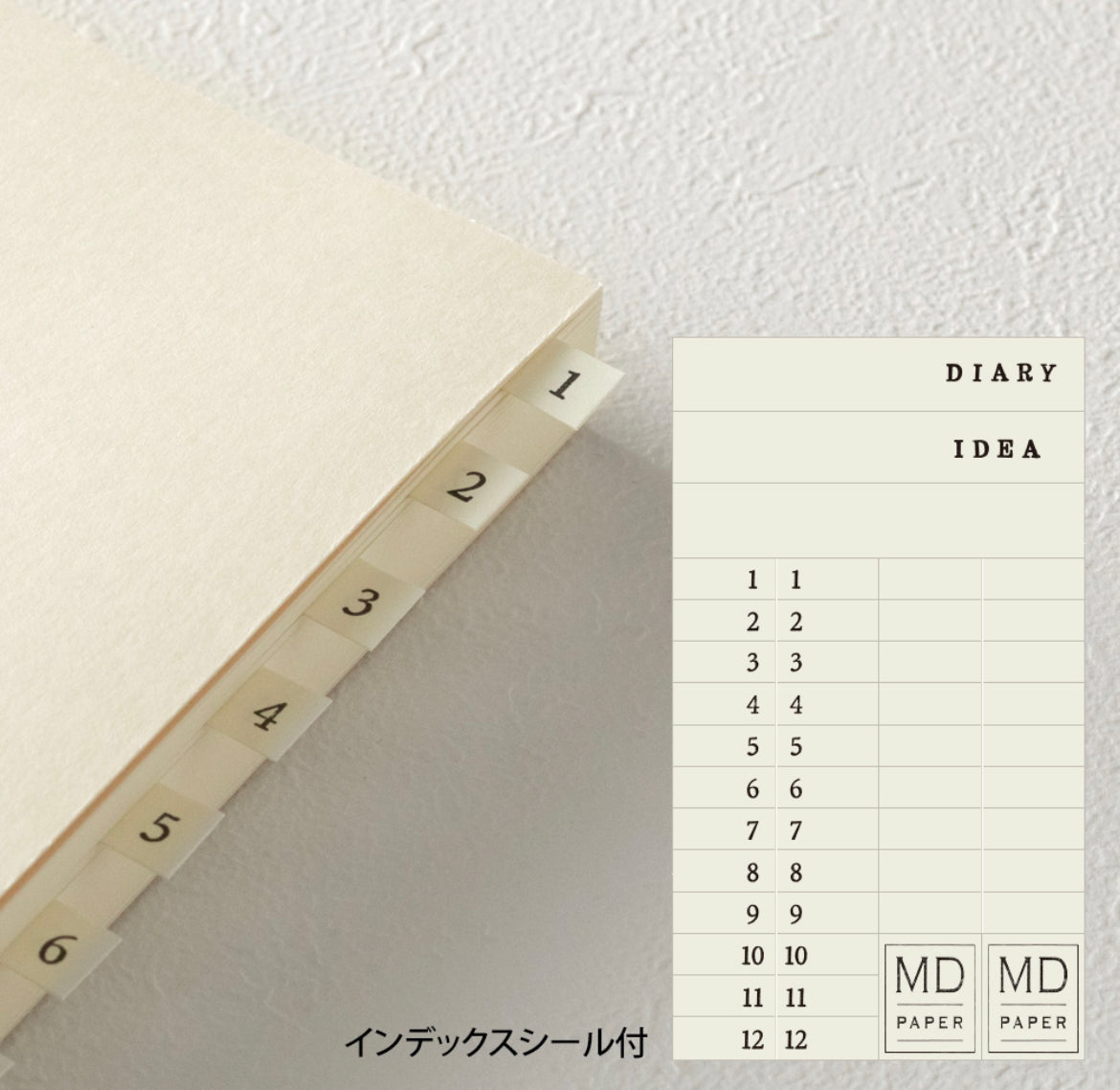 MD Notebook Journal A5 - Codex 1 Day 1 Page - Dot Grid