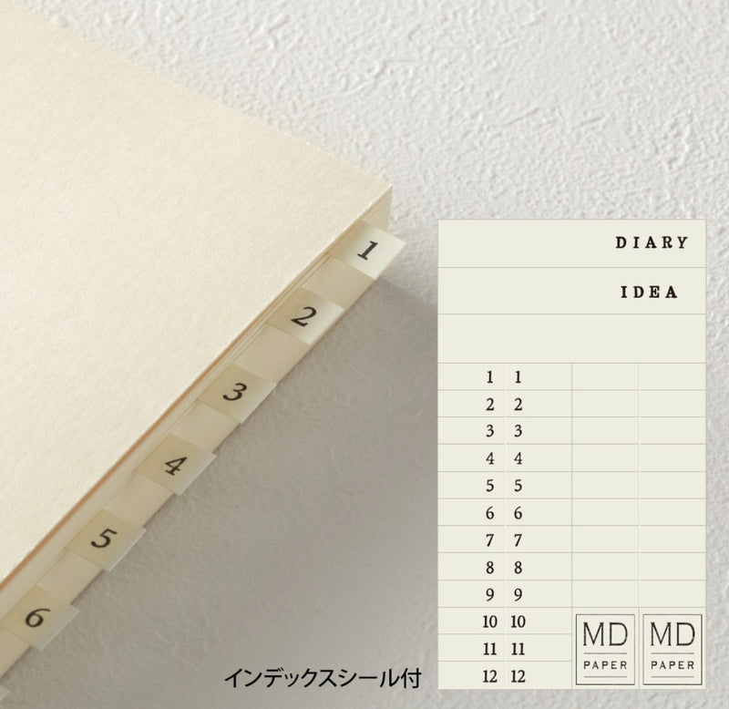 MD Notebook Journal A5 - Codex 1 Day 1 Page - Dot Grid