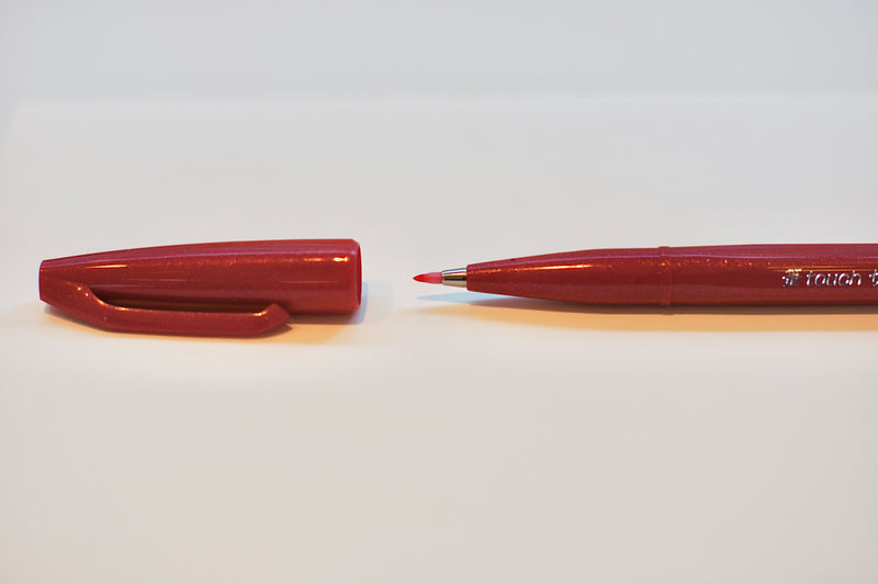 Pentel Fude Touch Brush Sign Pen - 18 colors