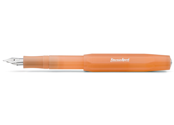 Kaweco Frosted Sport Fountain Pen Soft Mandarin M/F