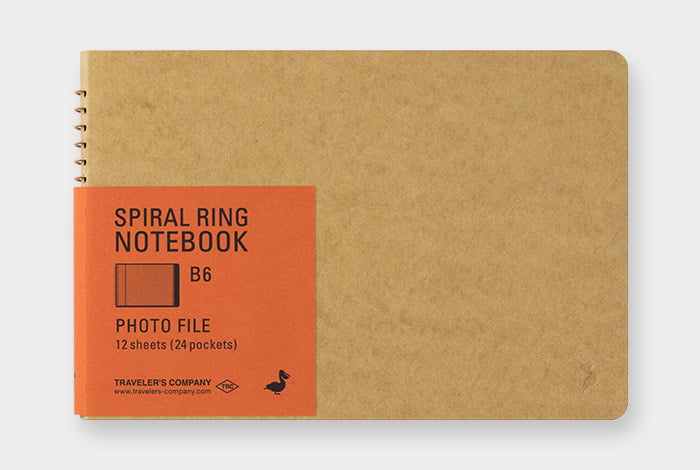 TRC SPIRAL RING NOTEBOOK - B6 - Photo File