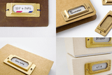 TRC Brass Label Plates