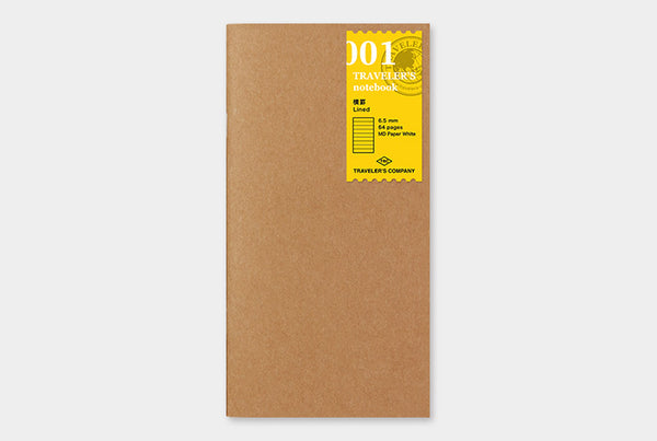 001 Regular Size - Lined