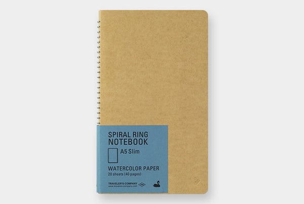 TRC SPIRAL RING NOTEBOOK - A5 Slim - Water Color Paper
