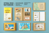 TRC SPIRAL RING NOTEBOOK - A5 Slim - Water Color Paper